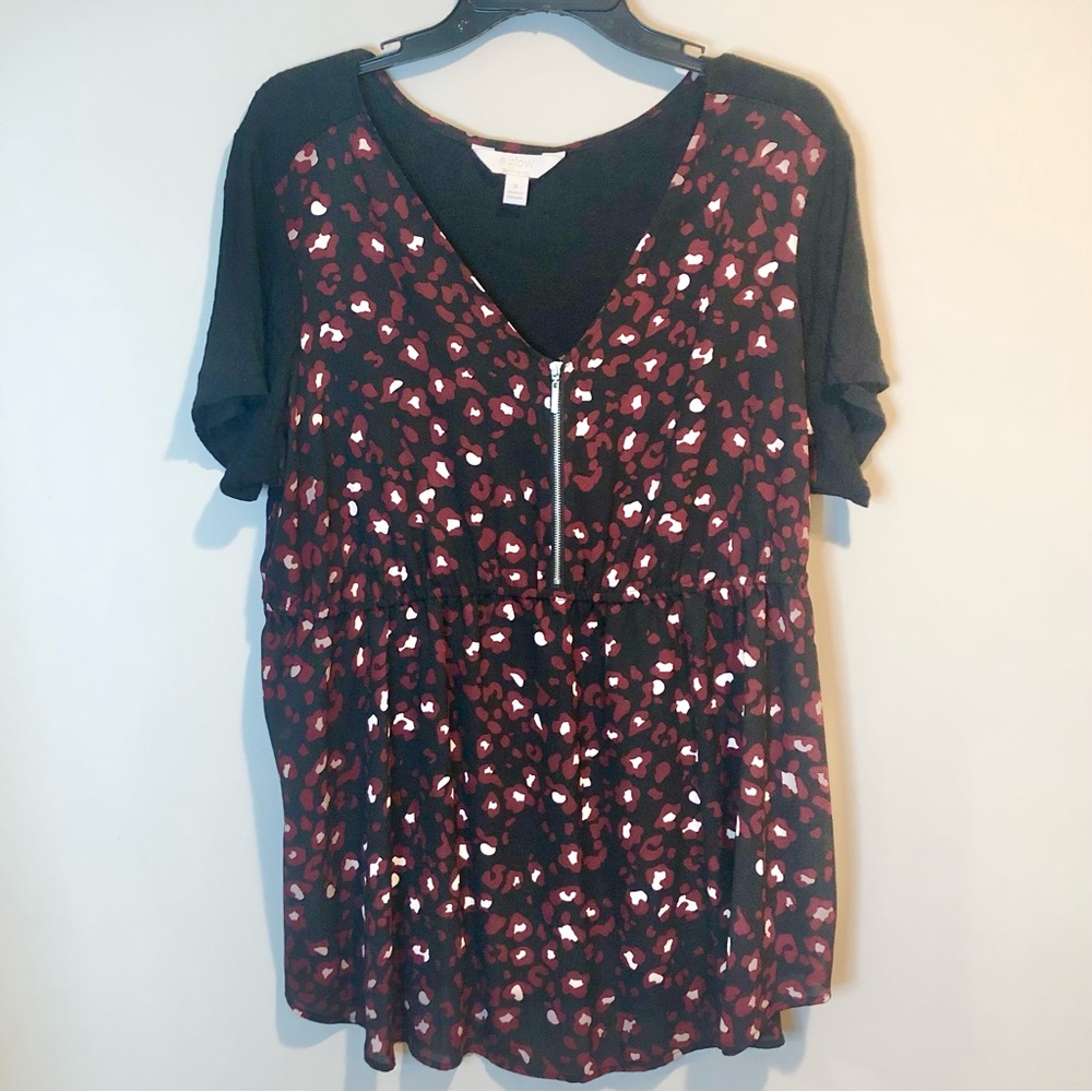 A Glow Maternity Blouse Sz XL